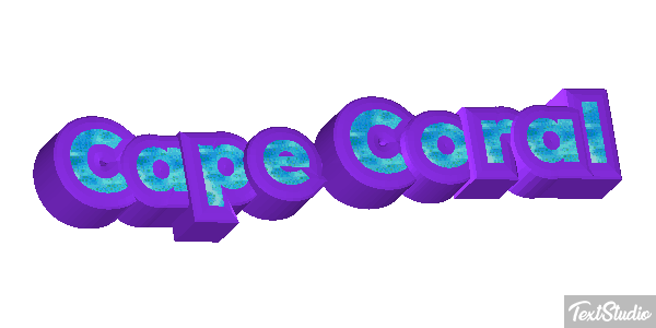 Cape Coral Texteffekt