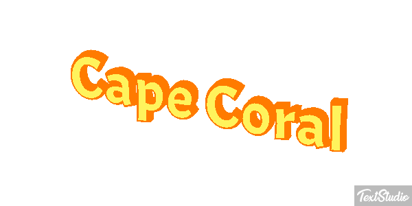 Cape Coral Texteffekt