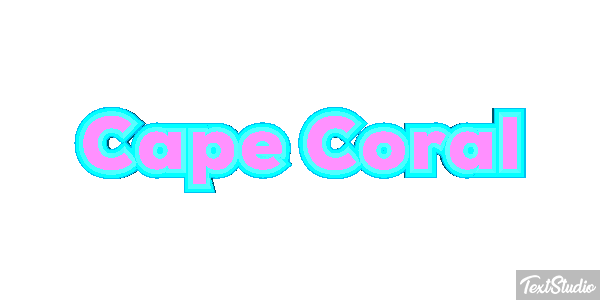 Cape Coral Texteffekt
