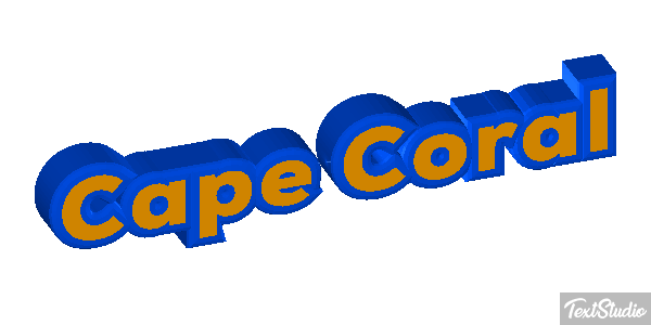 Cape Coral Texteffekt