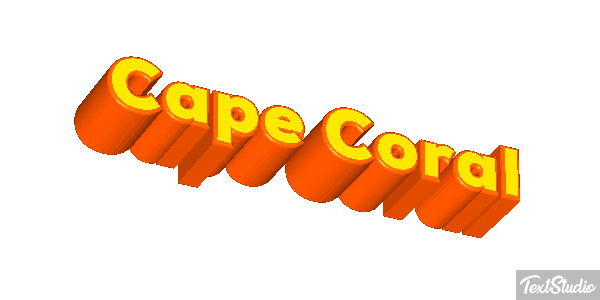 Cape Coral Texteffekt