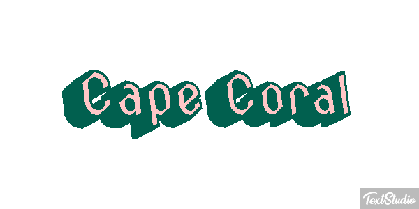 Cape Coral Texteffekt