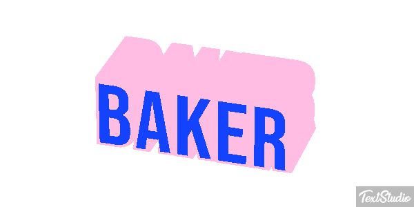 Baker Text effect