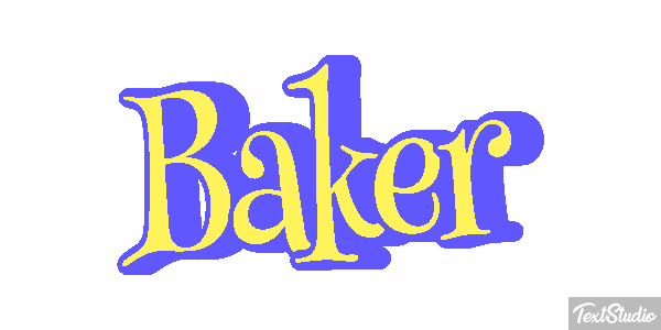 Baker Text effect