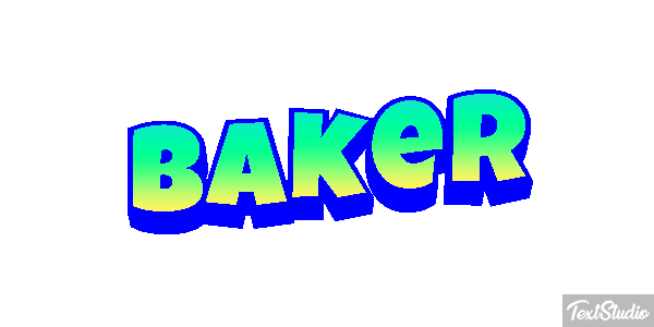 Baker Text effect