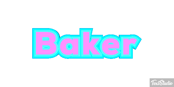 Baker Text effect