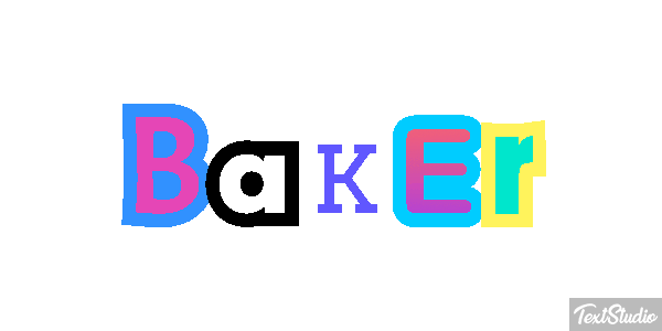 Baker Text effect