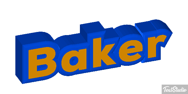 Baker Text effect