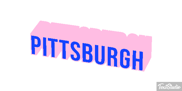 Pittsburgh Effet de texte
