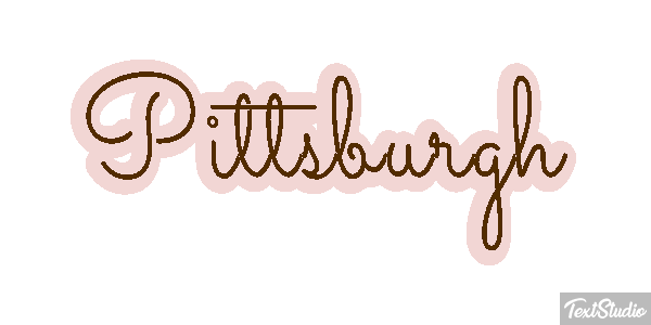 Pittsburgh Effet de texte