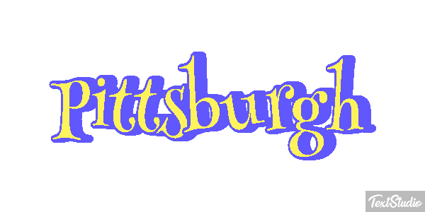 Pittsburgh Effet de texte