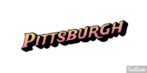 Pittsburgh Effet de texte