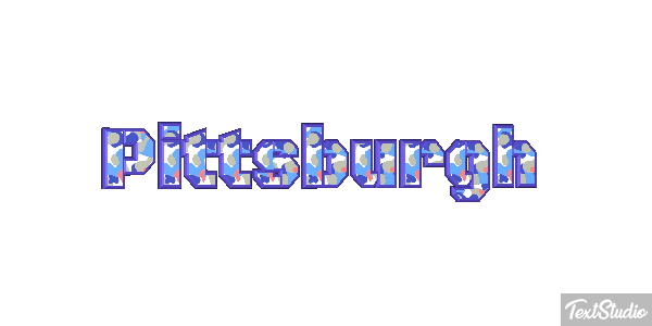 Pittsburgh Effet de texte