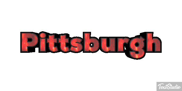 Pittsburgh Effet de texte