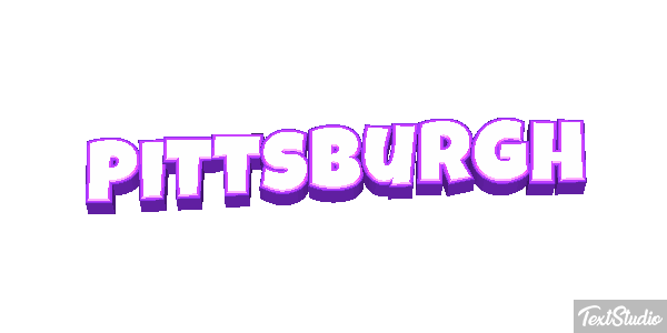 Pittsburgh Effet de texte