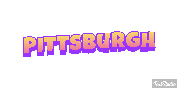 Pittsburgh Effet de texte