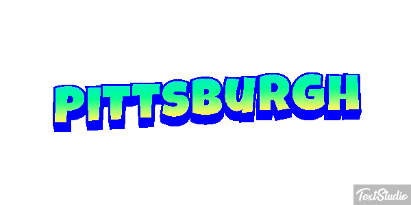 Pittsburgh Effet de texte