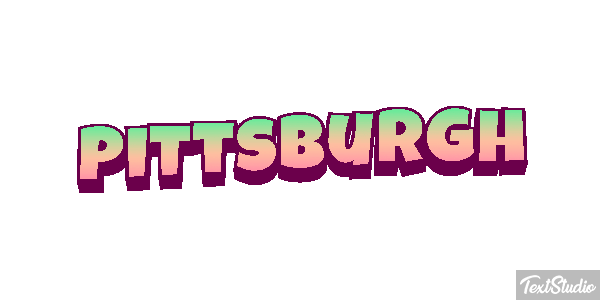 Pittsburgh Effet de texte