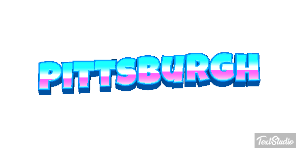Pittsburgh Effet de texte