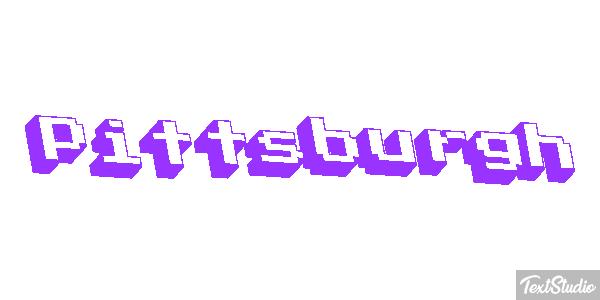 Pittsburgh Effet de texte