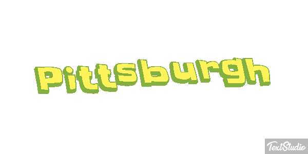 Pittsburgh Effet de texte