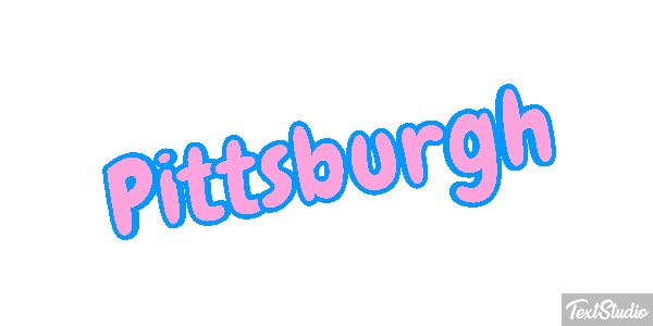 Pittsburgh Effet de texte