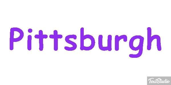 Pittsburgh Effet de texte