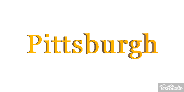 Pittsburgh Effet de texte