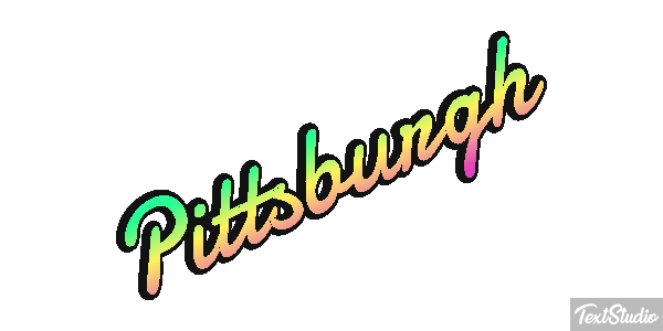 Pittsburgh Effet de texte