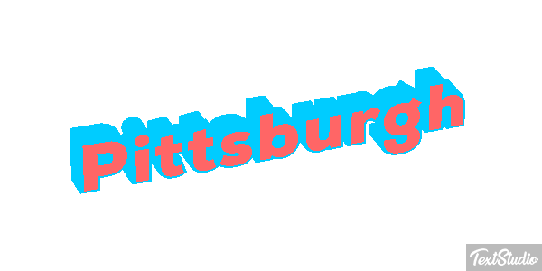 Pittsburgh Effet de texte