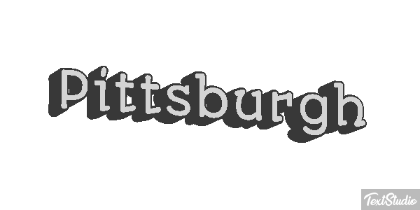 Pittsburgh Effet de texte