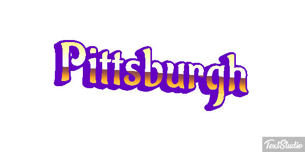 Pittsburgh Effet de texte