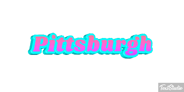 Pittsburgh Effet de texte
