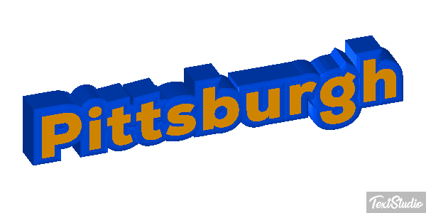 Pittsburgh Effet de texte
