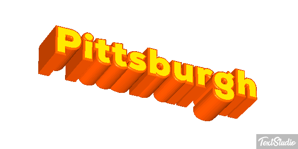 Pittsburgh Effet de texte