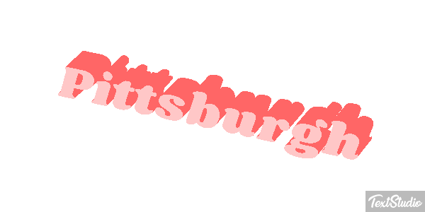 Pittsburgh Effet de texte