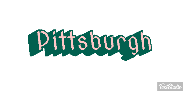 Pittsburgh Effet de texte
