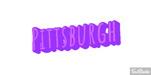Pittsburgh Effet de texte