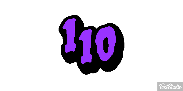 110 Texteffekt
