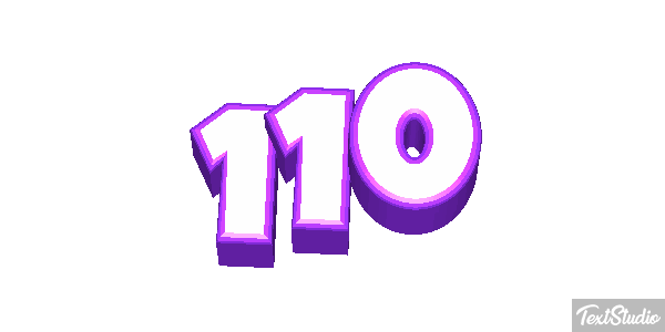 110 Texteffekt