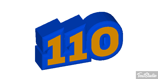 110 Texteffekt