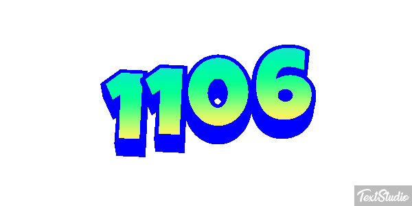 1106 Text effect