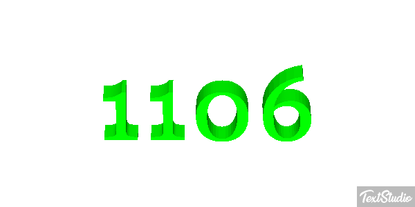1106 Text effect