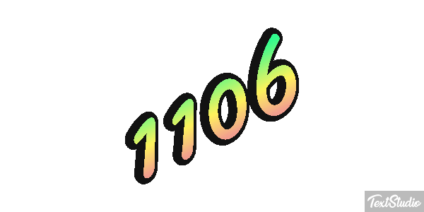 1106 Text effect