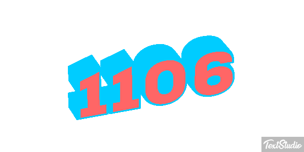 1106 Text effect