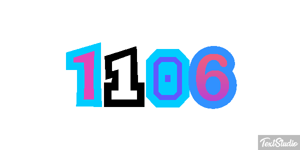 1106 Text effect