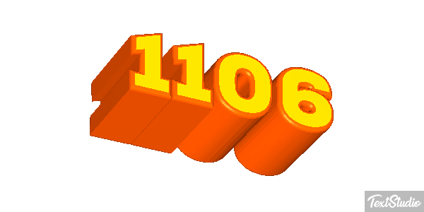 1106 Text effect