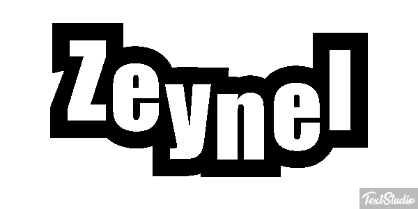 Zeynel Tekst effect