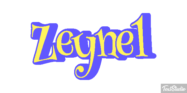 Zeynel Tekst effect