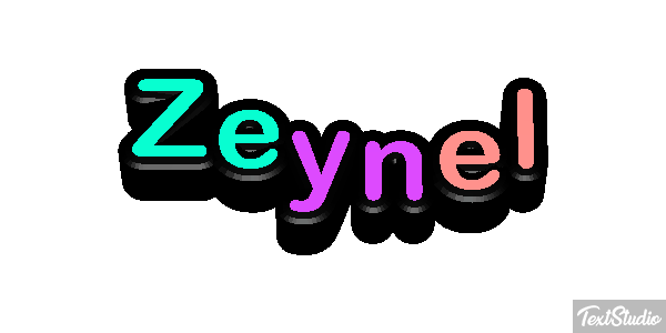 Zeynel Tekst effect
